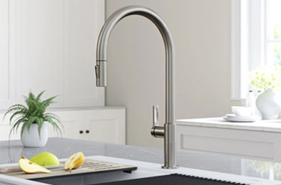 Clean Brushed Nickel Faucets